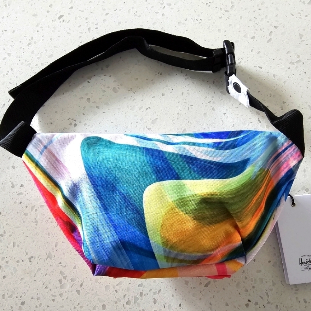 New Hershel Seventeen Hip Bag - Paint Pour Multiple - Picture 4 of 6